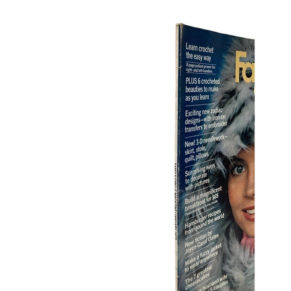 Family Circle Magazine January 1973 Vintage Crochet Needlework Recipes - Picture 4 of 8